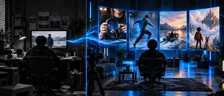 Editorial illustration associated with comparing video alternatives