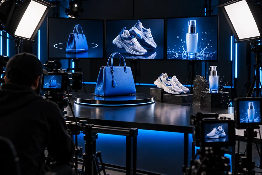 Polished product-focused visual after a structured ecommerce brief